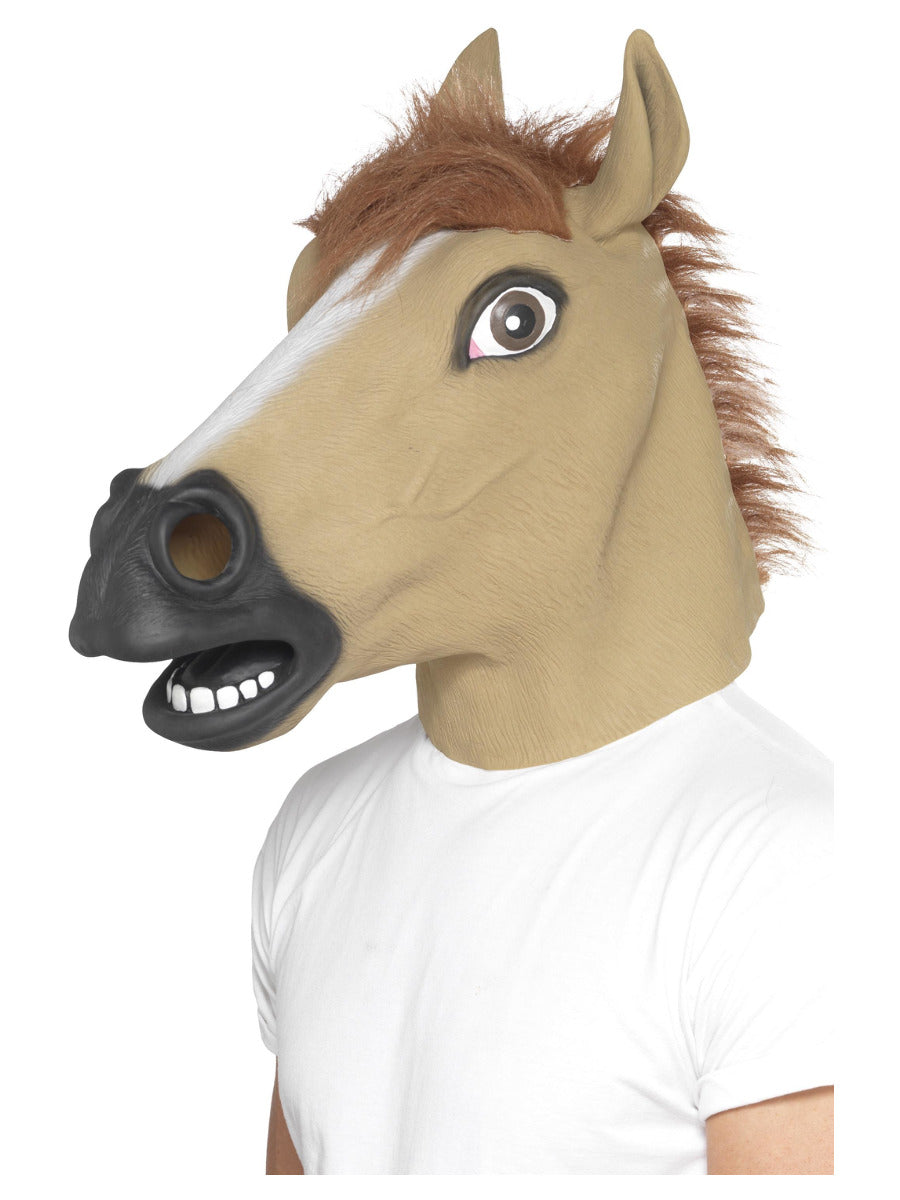 Horse Mask, Brown - 1