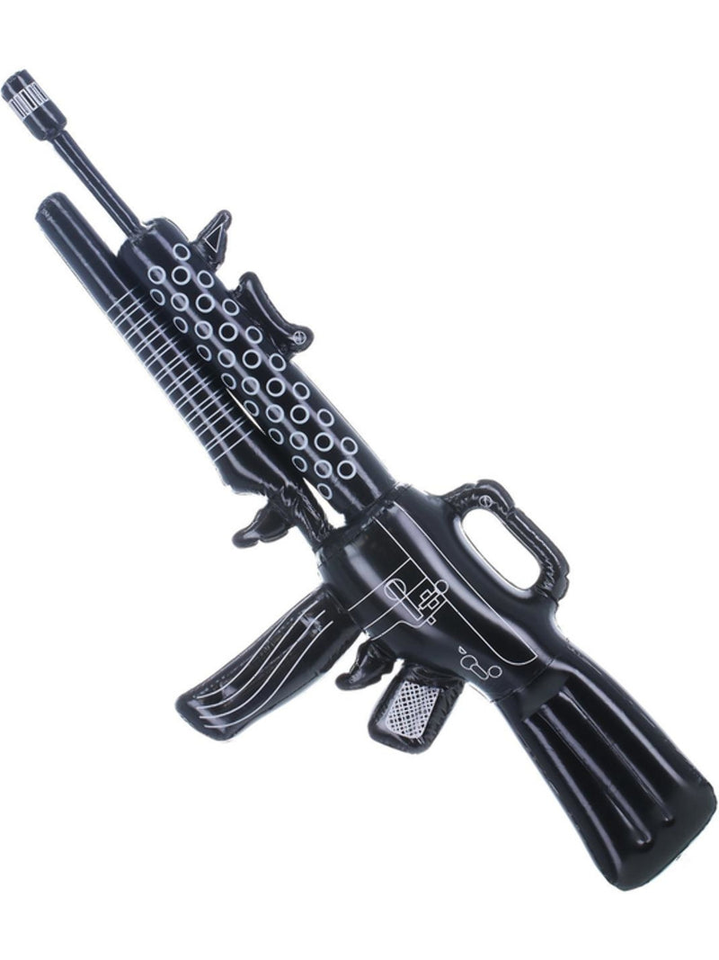 Inflatable Machine Gun, Black - 3