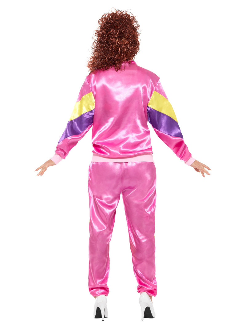80s Height of Fashion Shell Suit Costume, Pink - 3