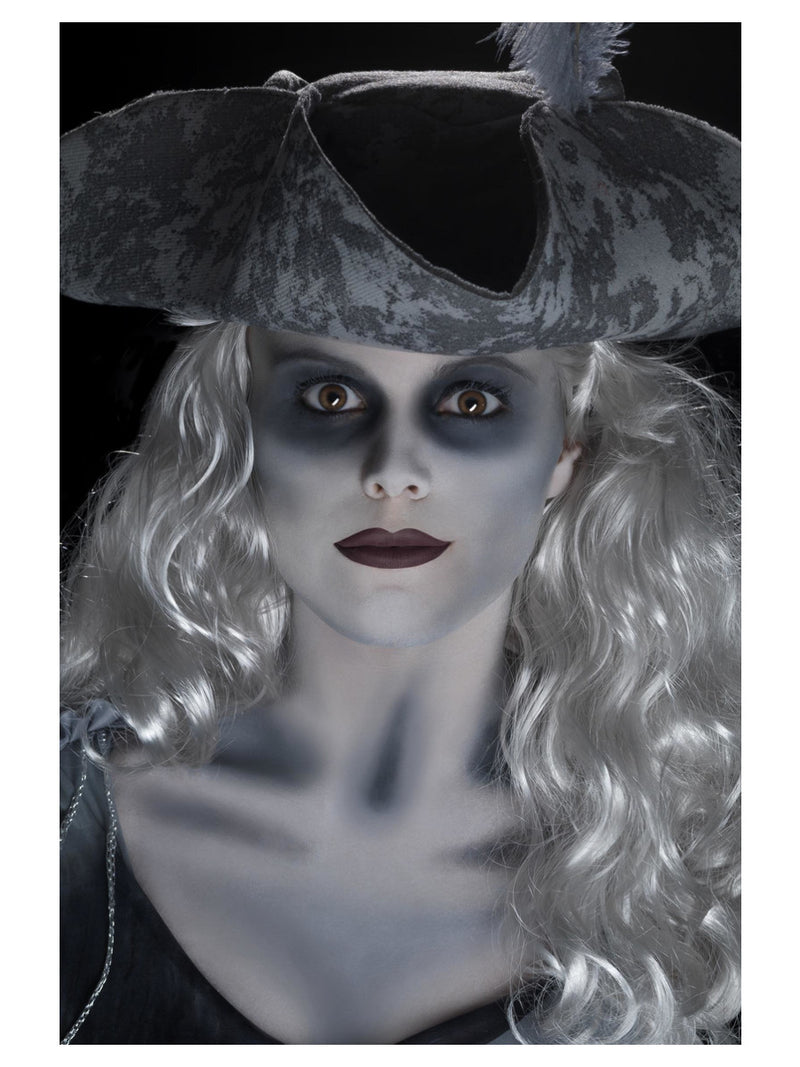 Smiffys Make-Up FX, Ghost Ship Kit, Grease, Black  - 4