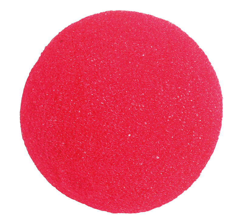 RED FOAM RUBBER CLOWN NOSE, 5 CM