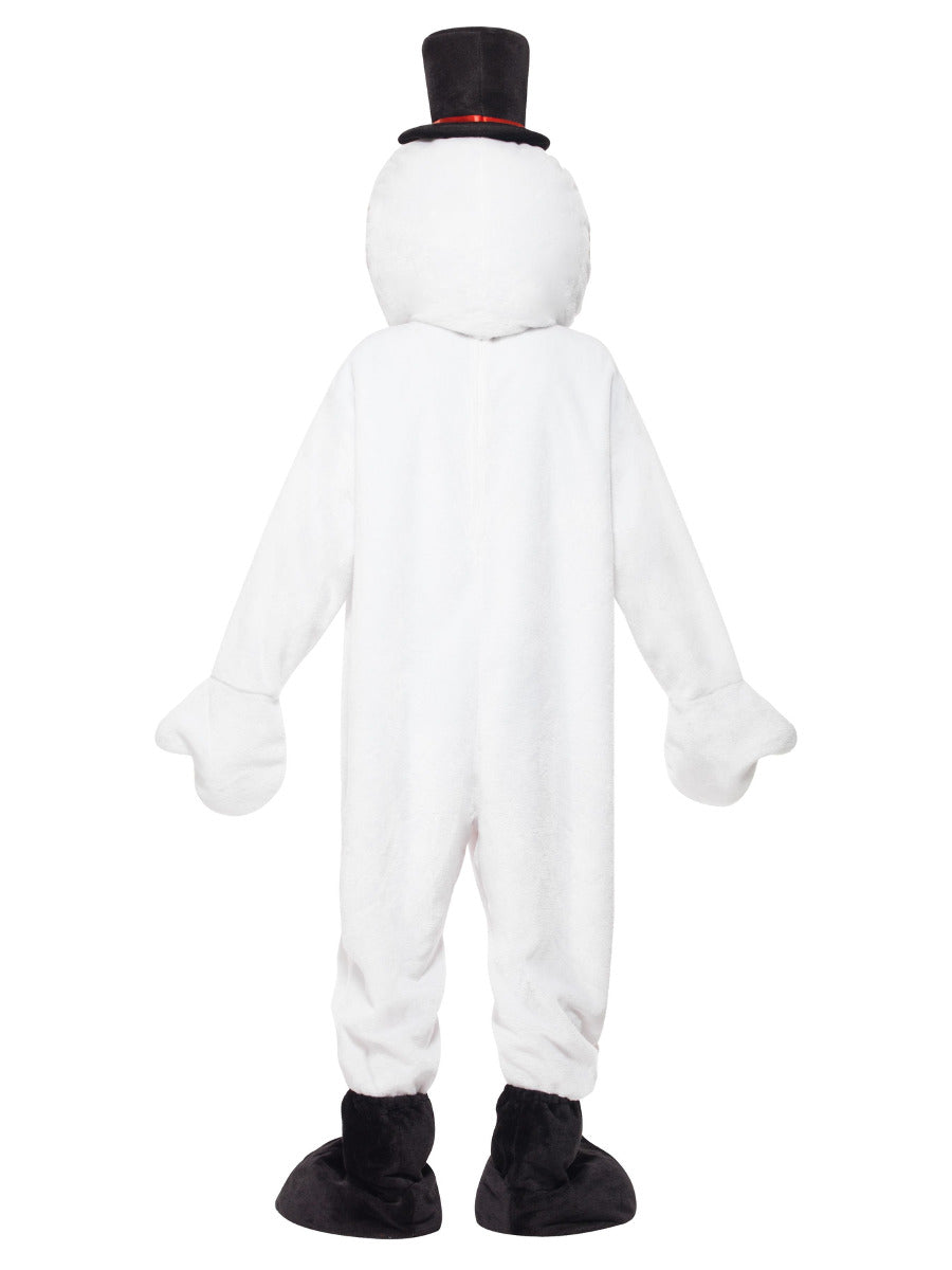 Snowman Mascot Costume, White - 3