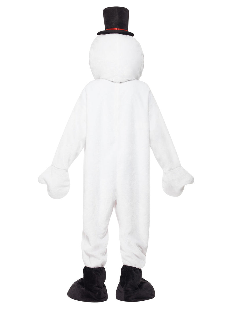 Snowman Mascot Costume, White - 3