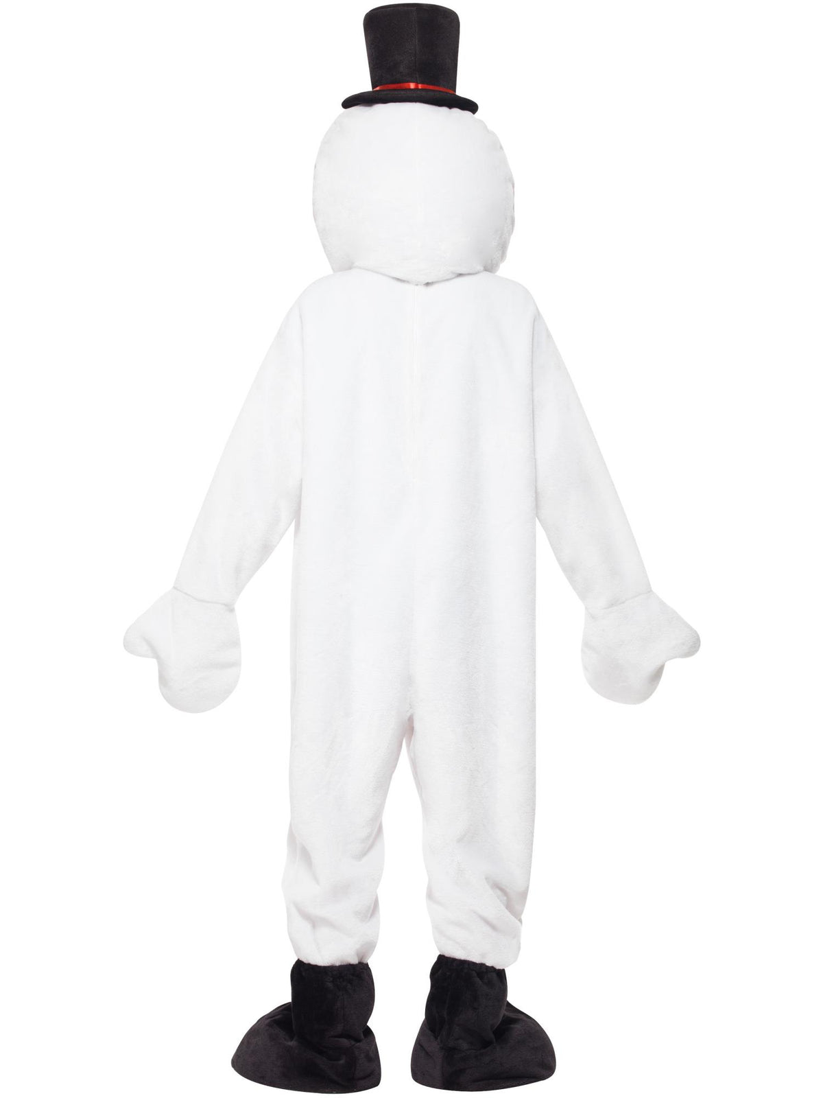 Snowman Mascot Costume, White 2