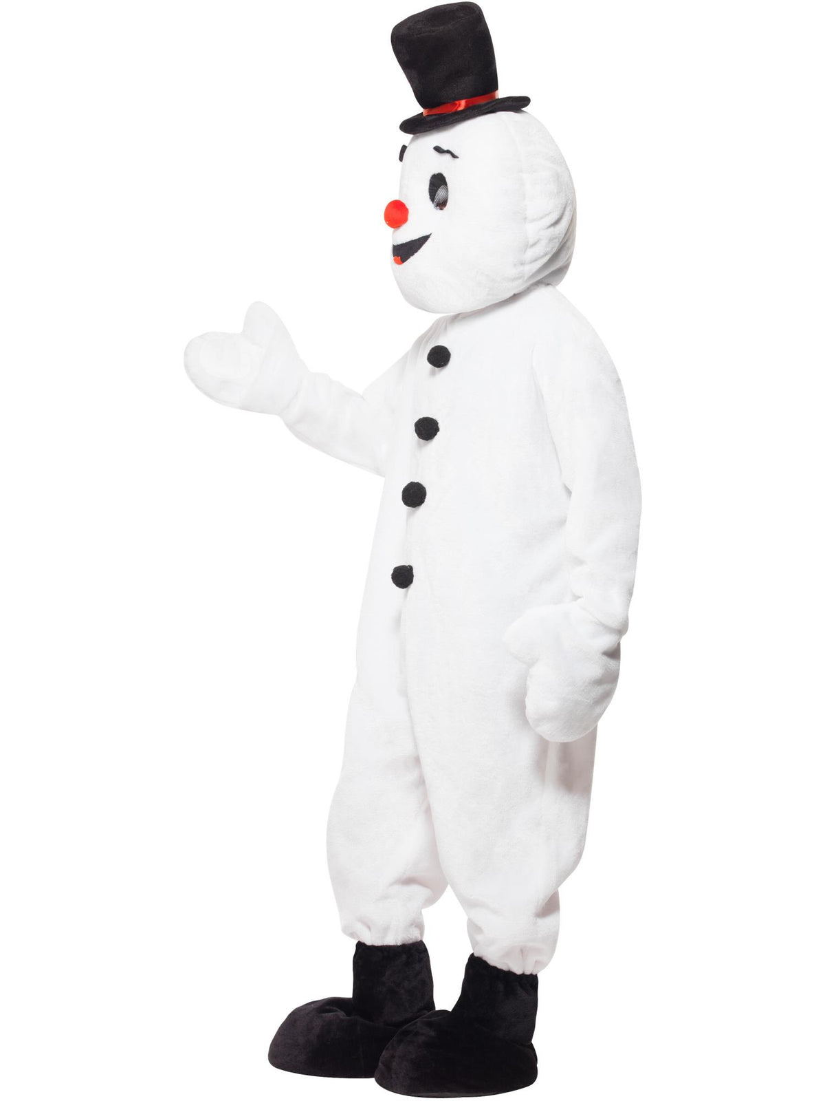 Snowman Mascot Costume, White 3