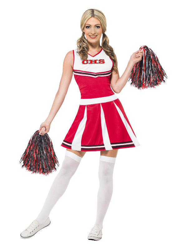 Cheerleader Costume, Red - 2