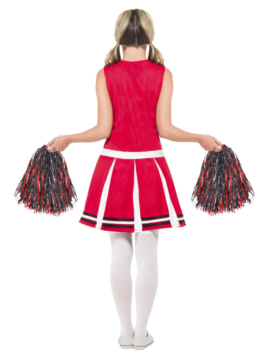 Cheerleader Costume, Red - 3