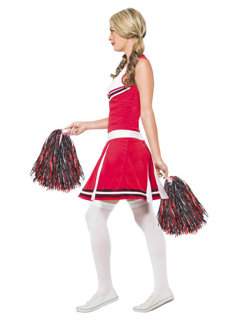 Cheerleader Costume, Red - 4