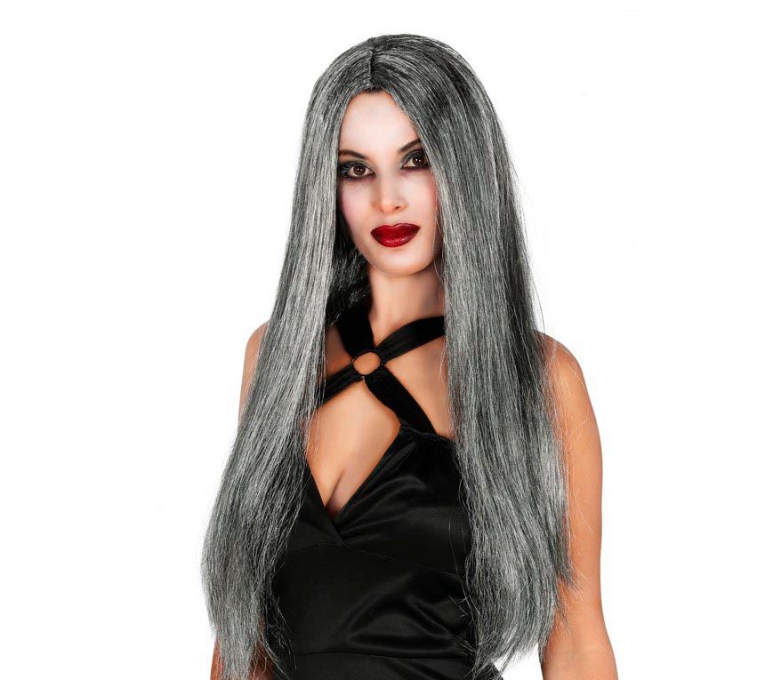 STRAIGHT GREY WIG