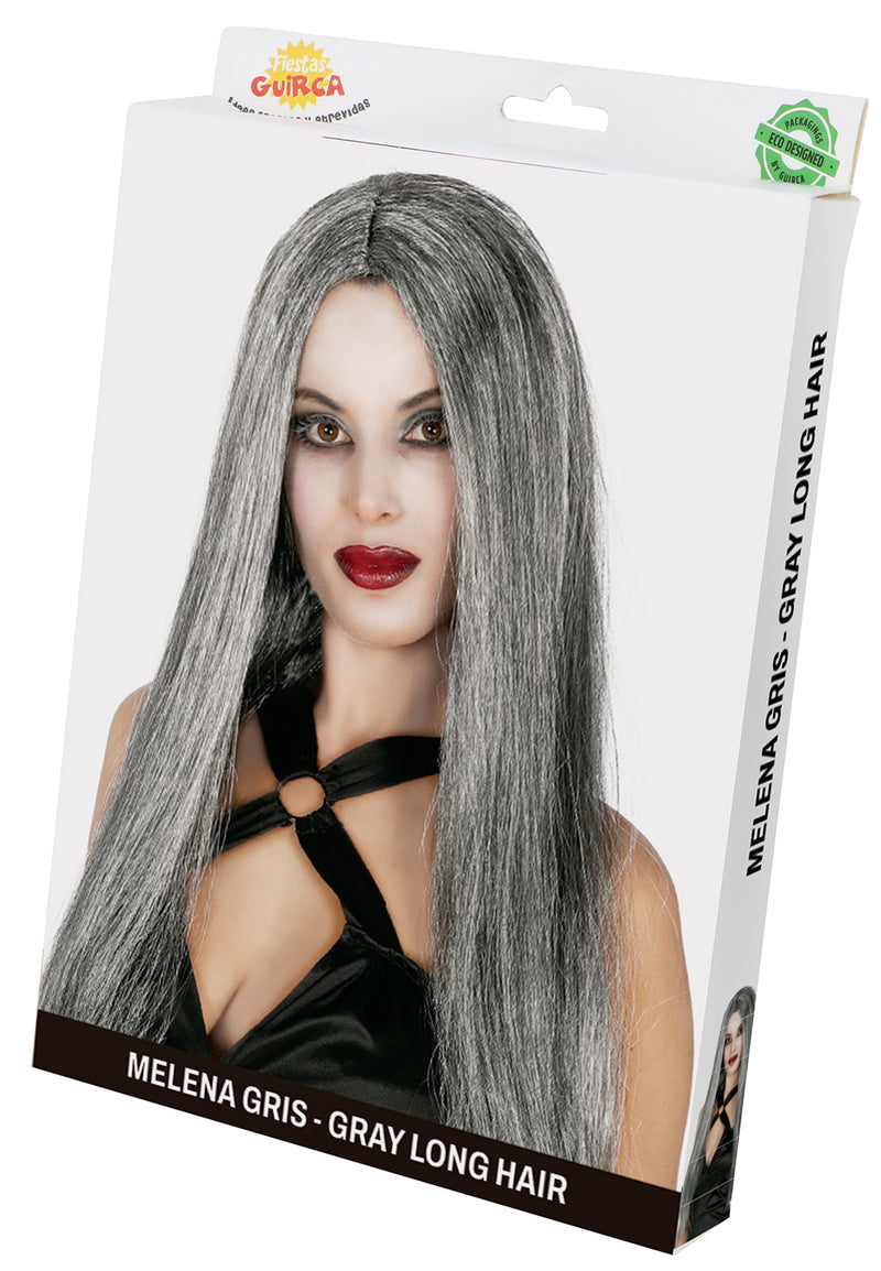 STRAIGHT GREY WIG