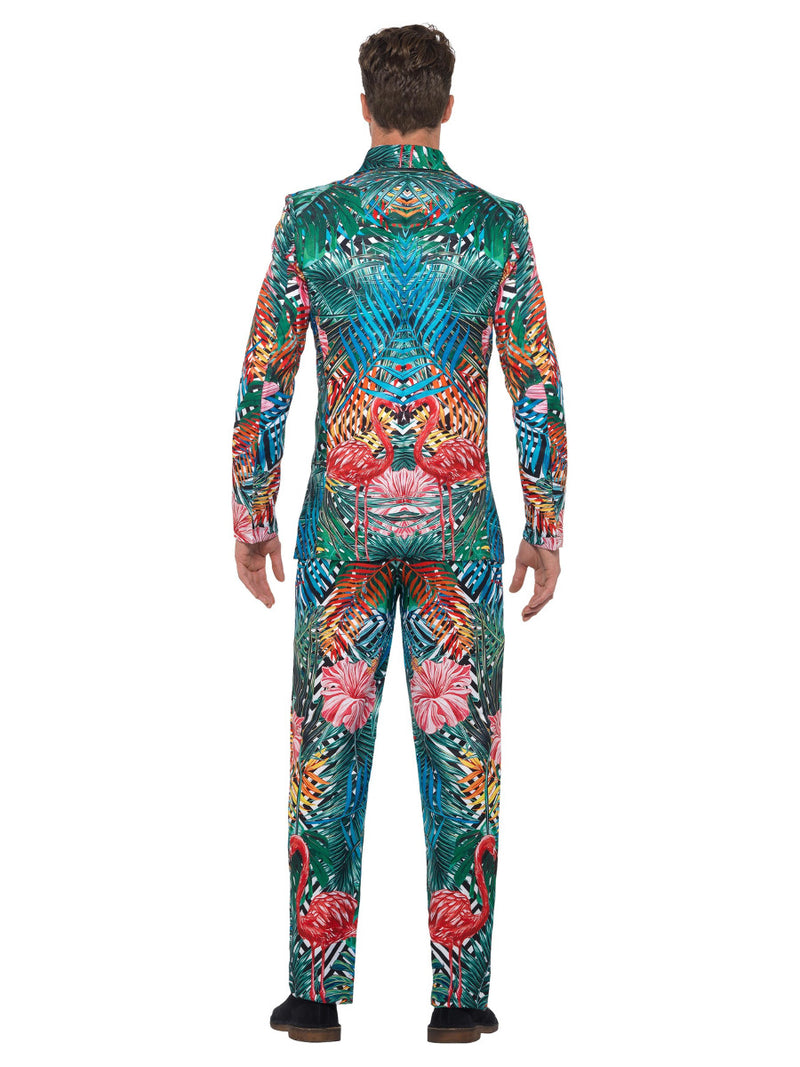 Hawaiian Tropical Flamingo Suit, Multi-Coloured - 3