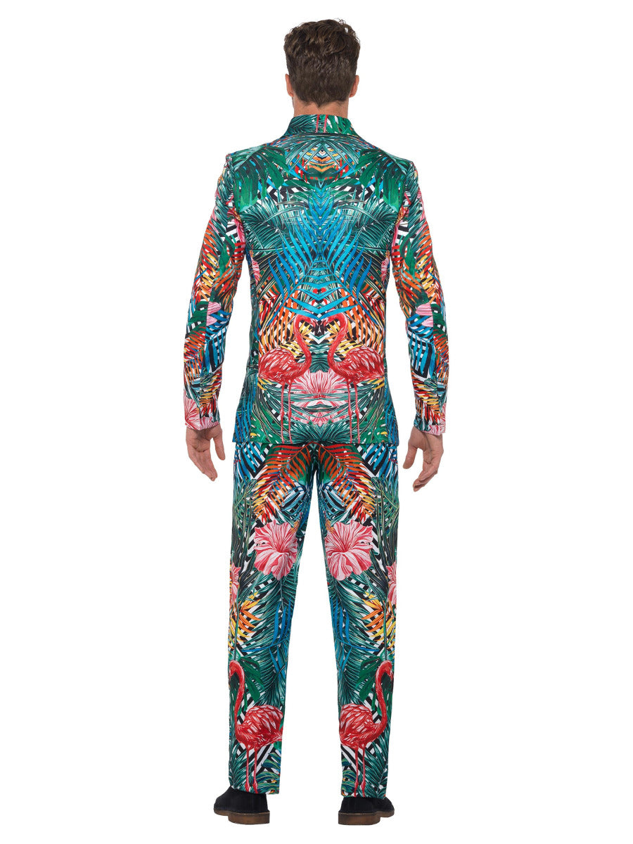 Hawaiian Tropical Flamingo Suit, Multi-Coloured - 3