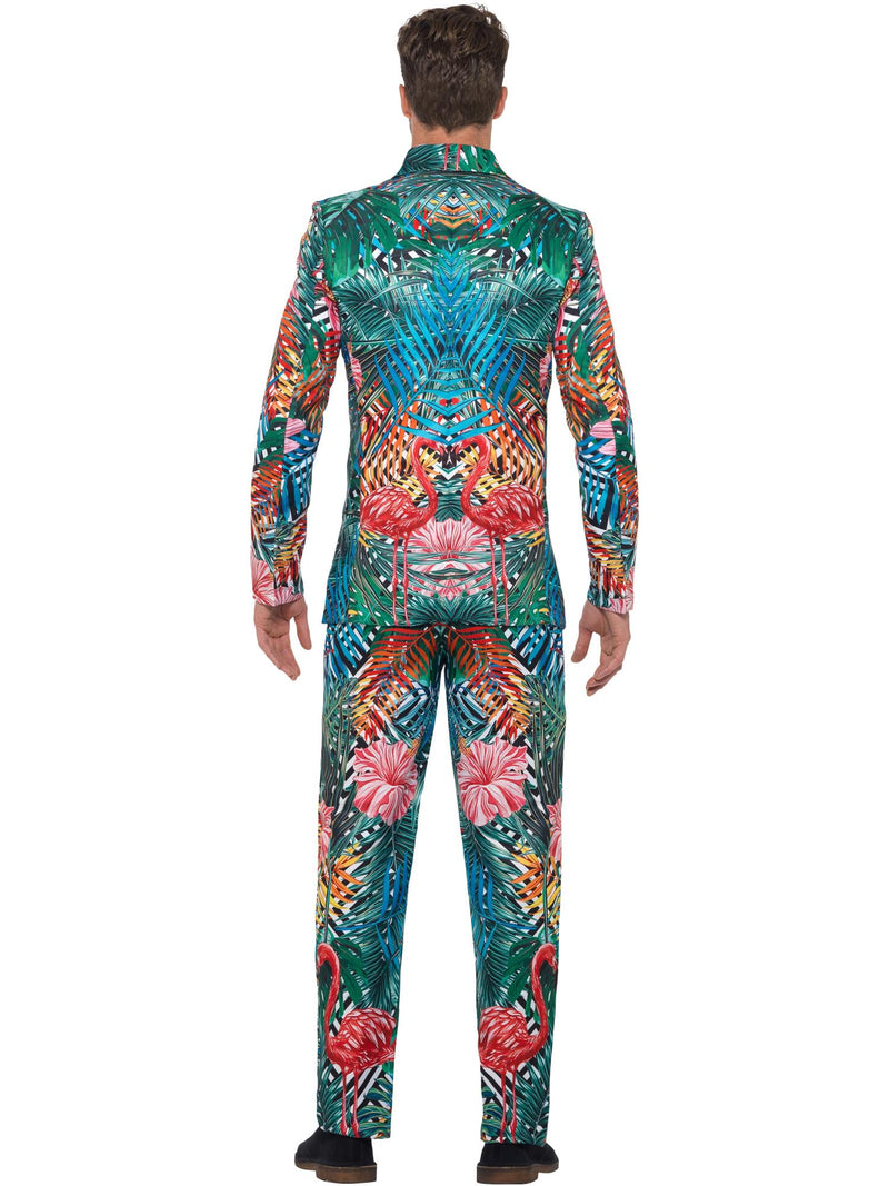 Hawaiian Tropical Flamingo Suit, Multi-Coloured 2