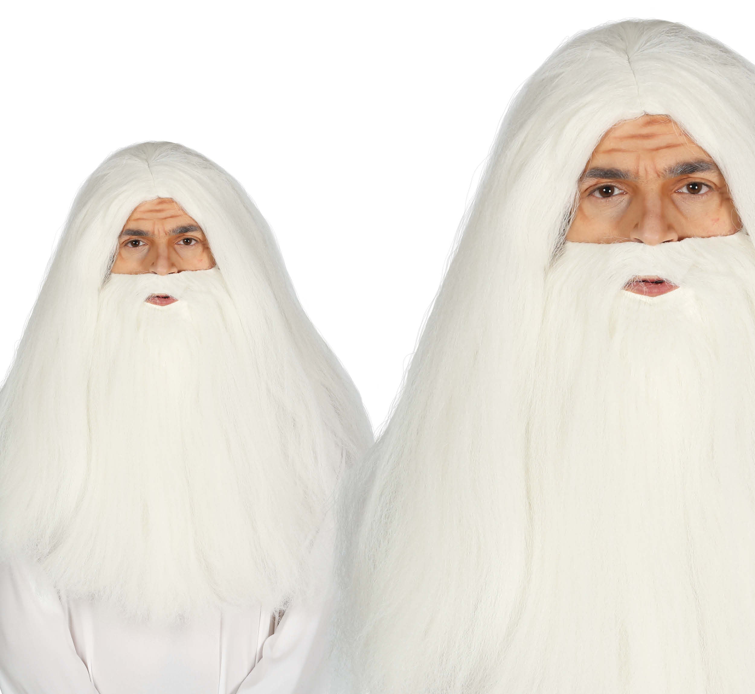 WHITE BEARD AND WIG IN BOX