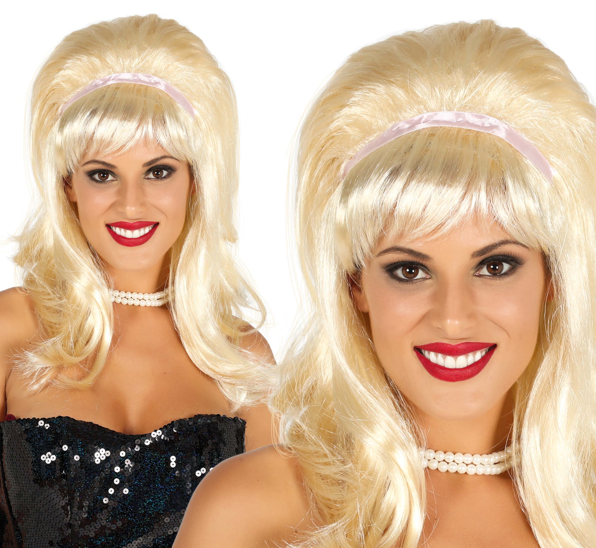BLONDE BOB WITH RIBBON IN BOX
