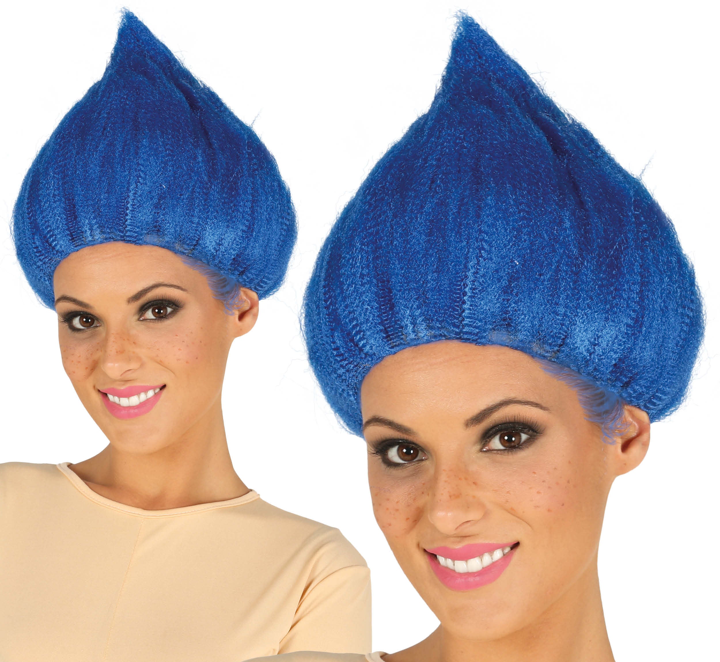 BLUE DWARF WIG IN BOX