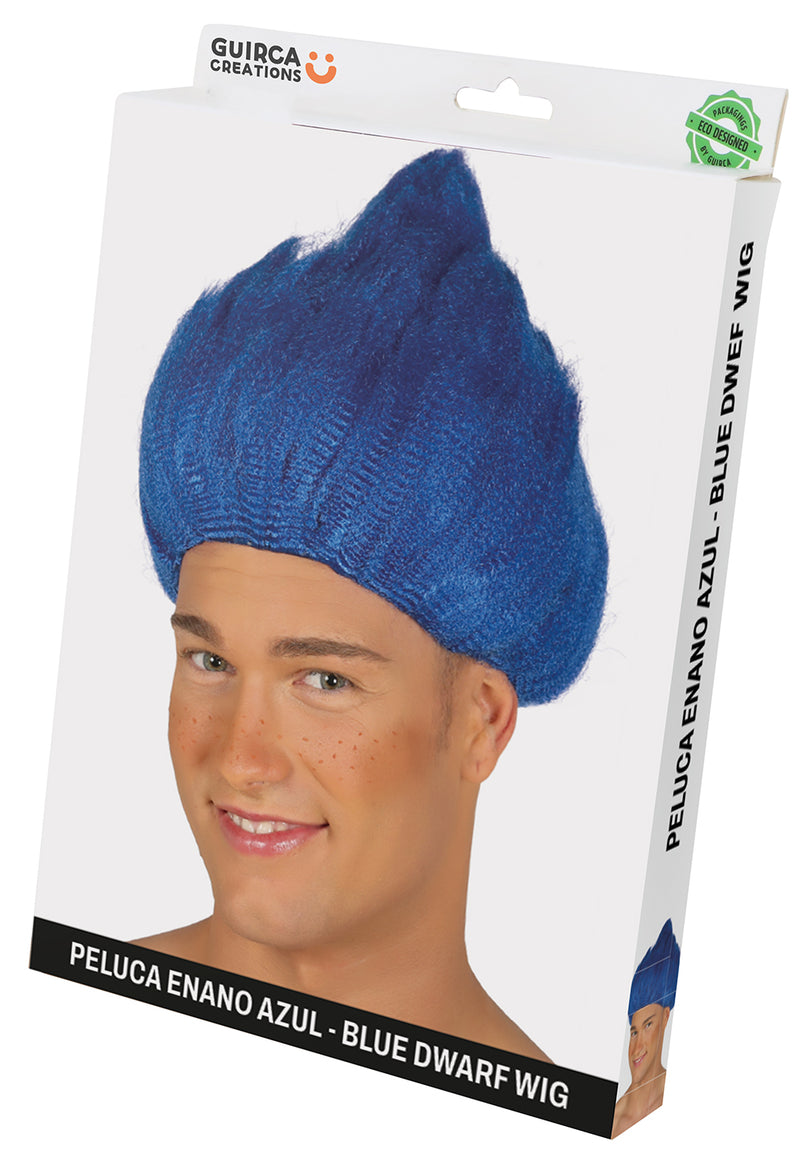 BLUE DWARF WIG IN BOX