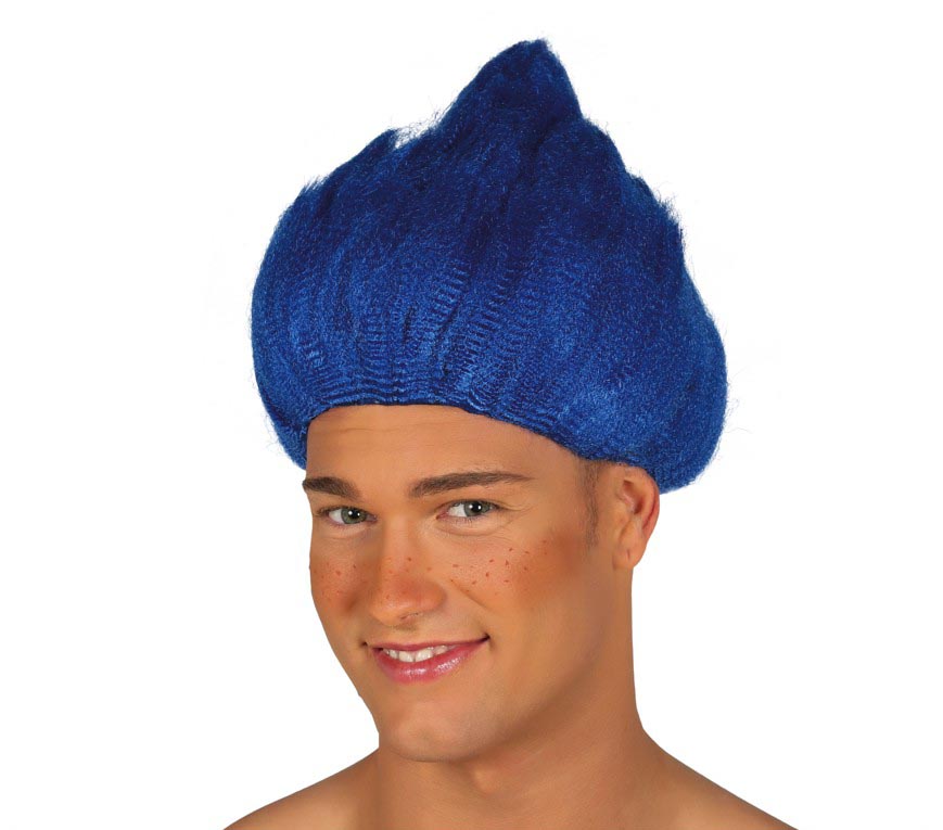 BLUE DWARF WIG IN BOX