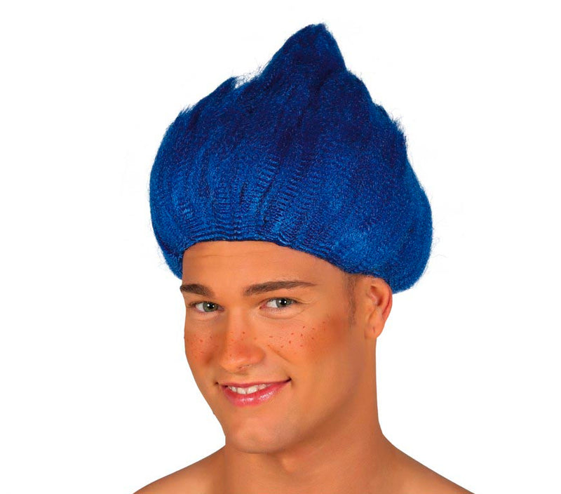 BLUE DWARF WIG IN BOX