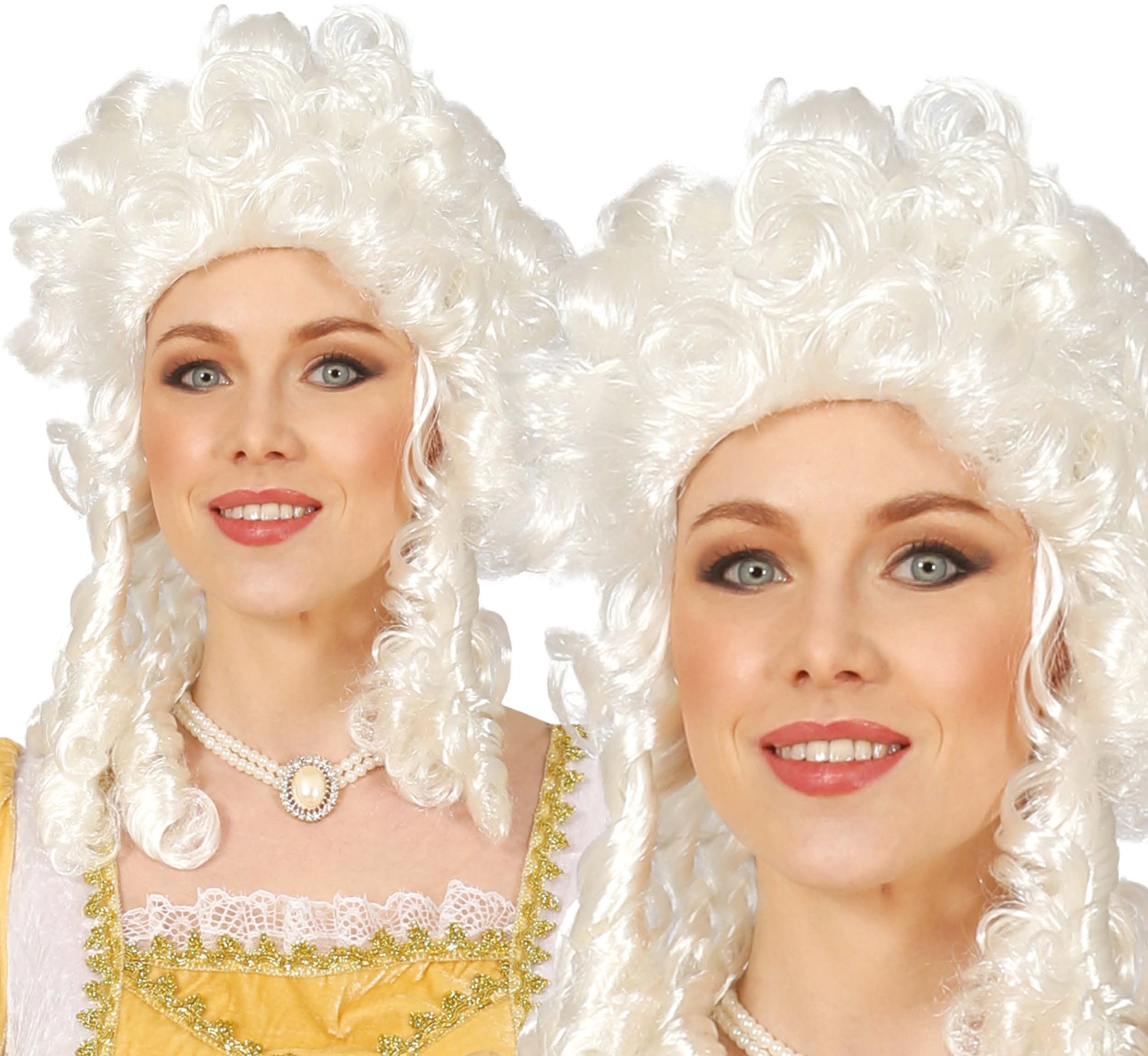 WHITE MARCHIONESS WIG IN BOX
