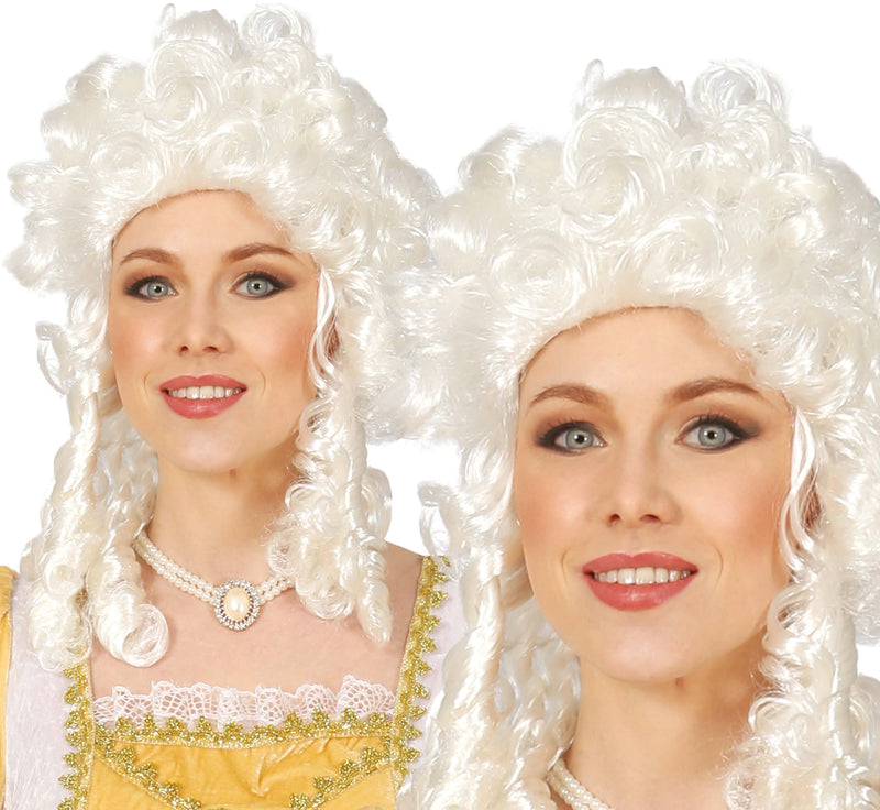 WHITE MARCHIONESS WIG IN BOX