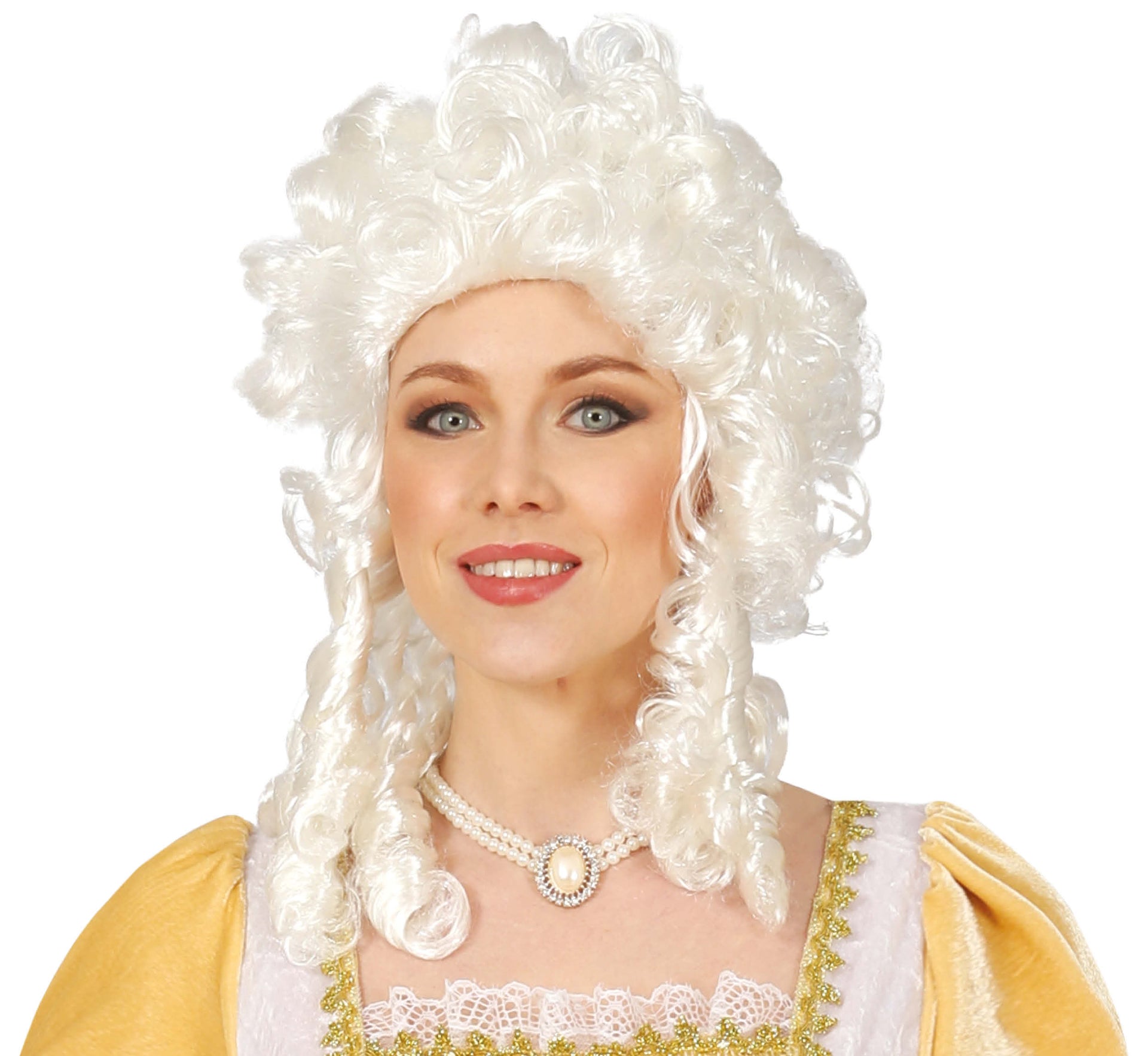 WHITE MARCHIONESS WIG IN BOX