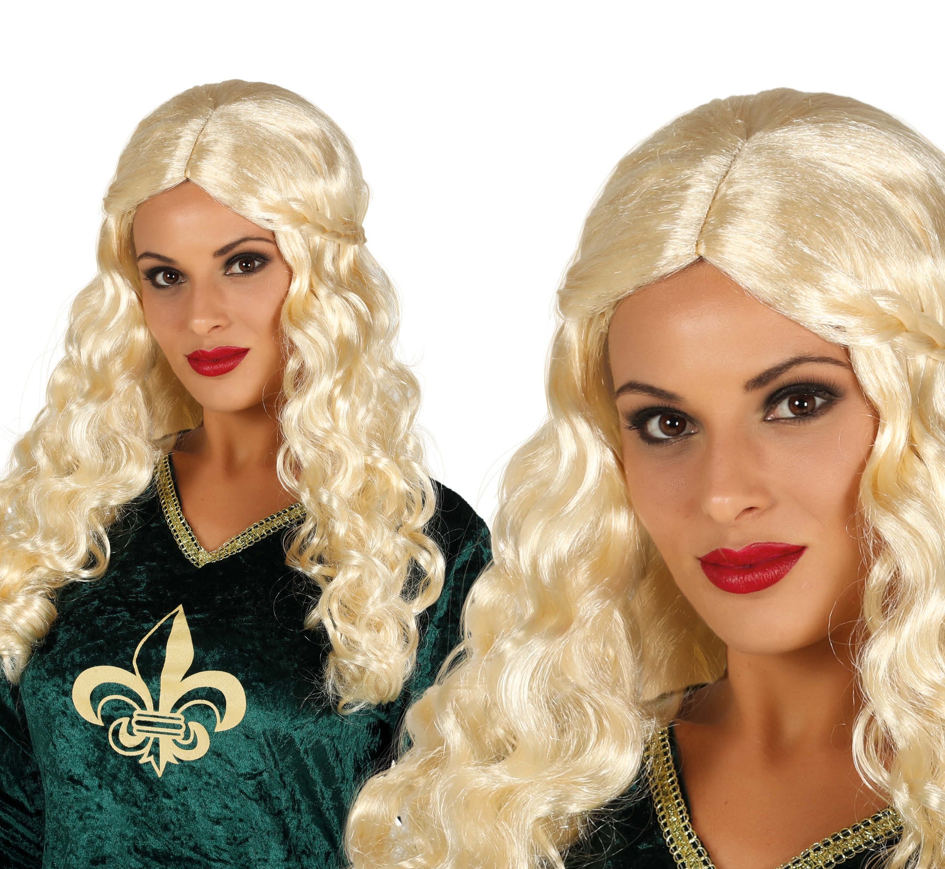 BLONDE BOB WITH BRAID IN BOX