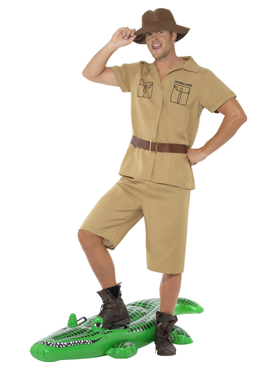 Safari Man Costume, Brown - 1