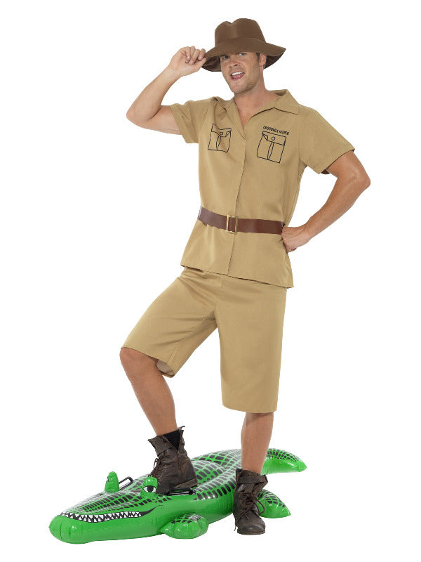 Safari Man Costume, Brown - 2