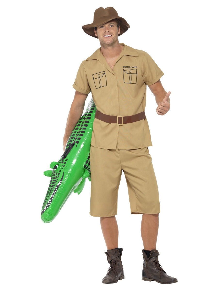 Safari Man Costume, Brown - 5