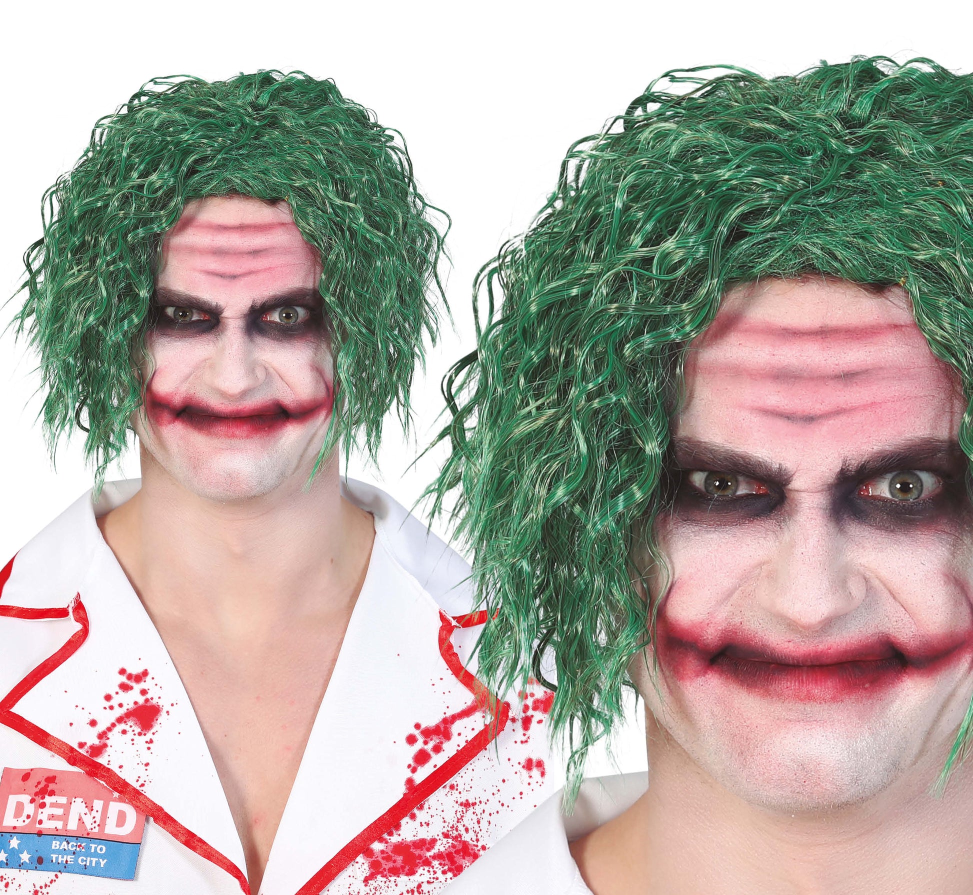 GREEN CLOWN WIG (BOX IN CONTAINER)