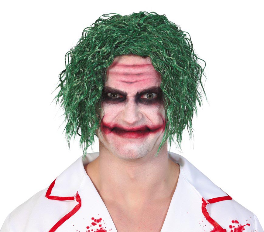 GREEN CLOWN WIG (BOX IN CONTAINER)
