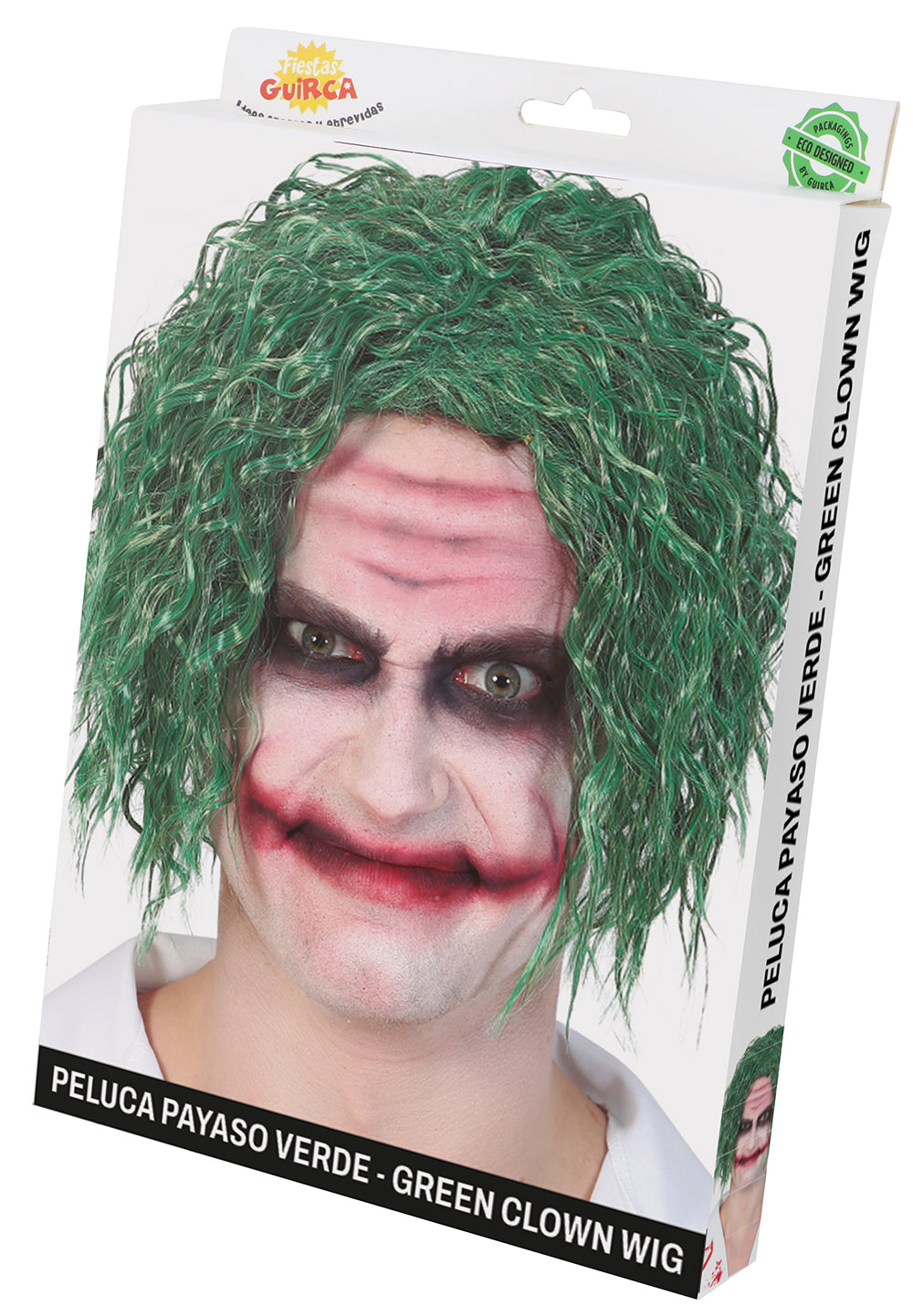 GREEN CLOWN WIG (BOX IN CONTAINER)