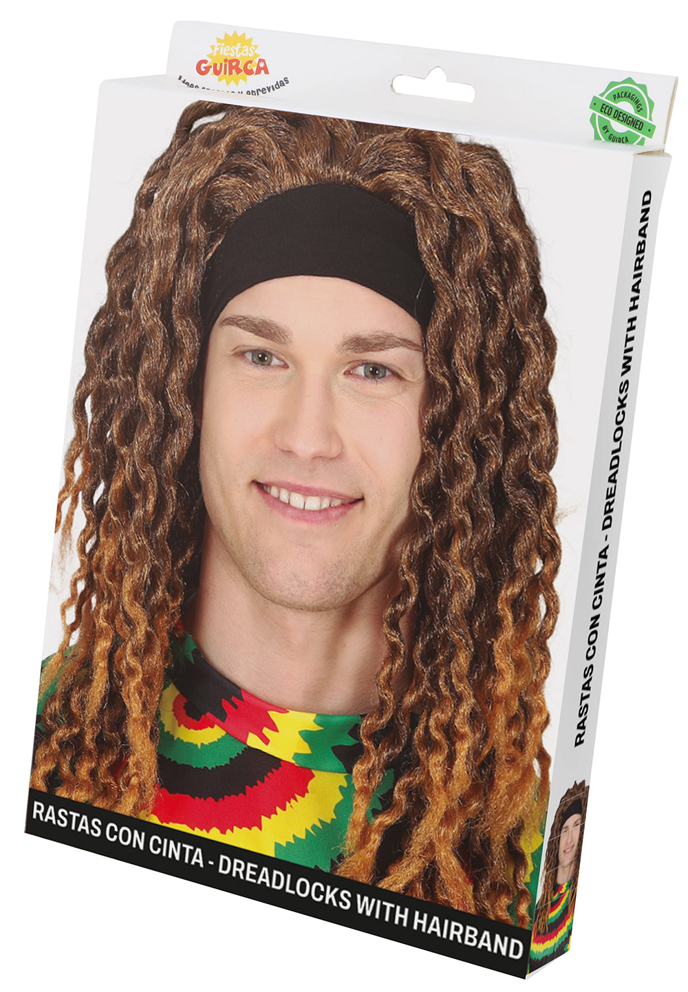 RASTA WIG WITH HEADBAND (BOX IN CONTAINER)