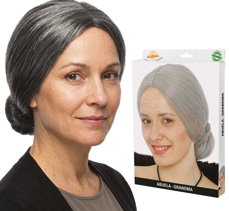 OLD WOMAN WIG (BOX CONTAINER)