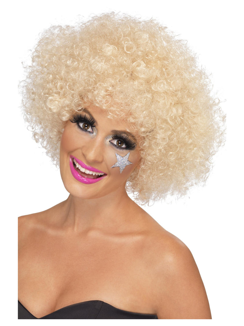 70s Funky Afro Wig, Blonde - 1