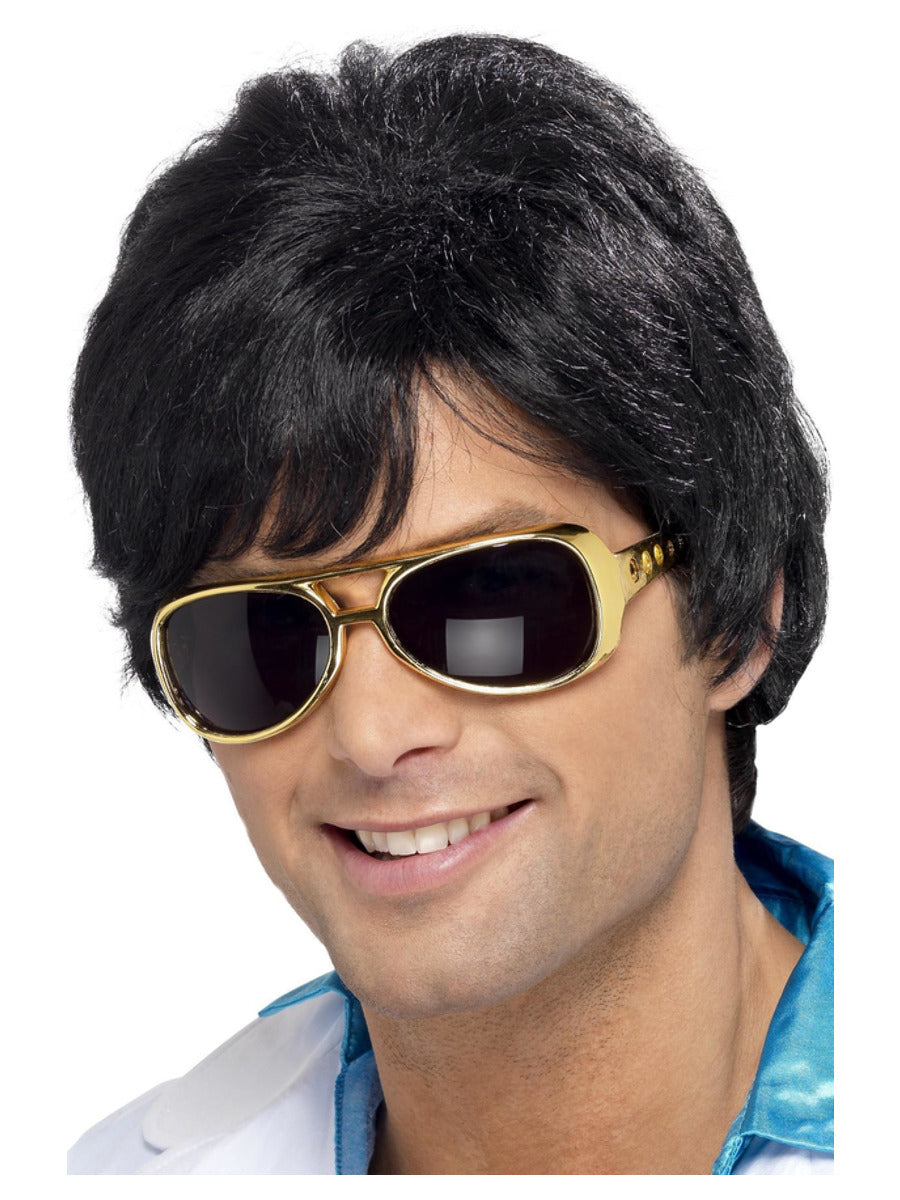 70s Shag Wig, Black - 1