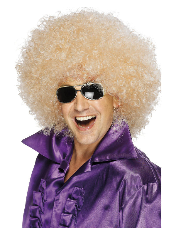 Afro Wig, Mega-Huge, Blonde - 2