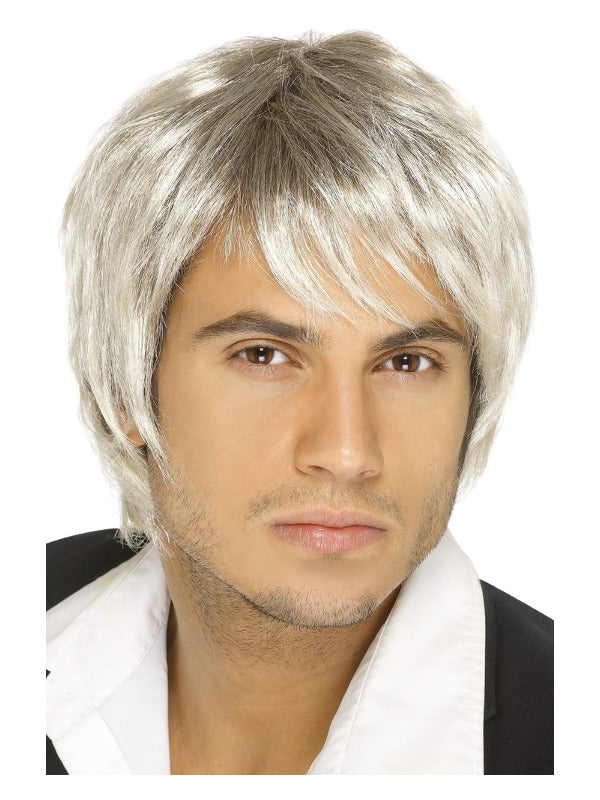 Boy Band Wig, Blonde & Brown - 2