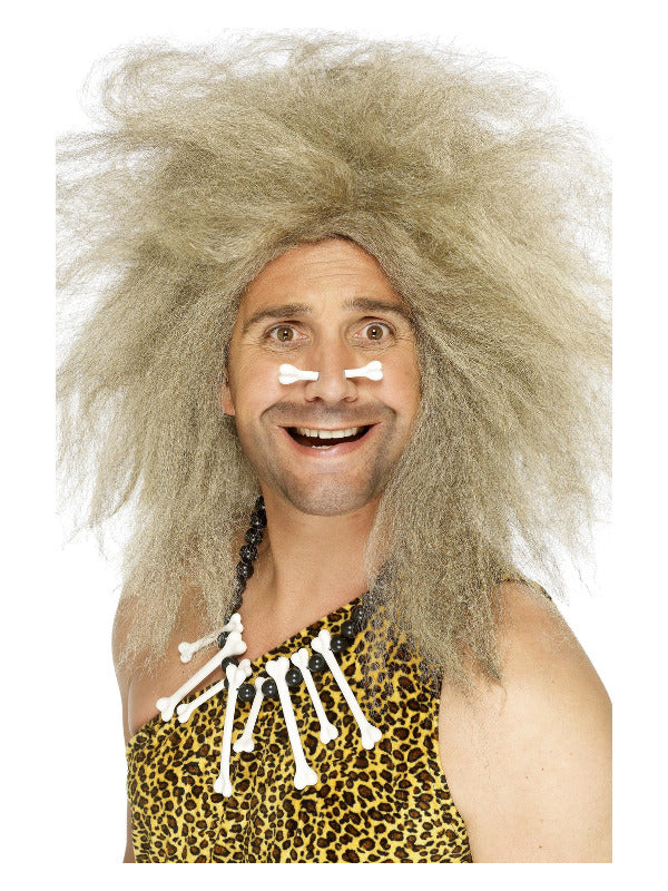 Crazy Caveman Wig, Blonde - 2