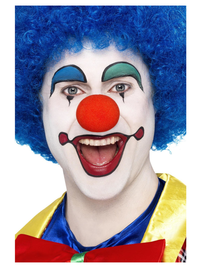 Crazy Clown Wig, Blue - 3