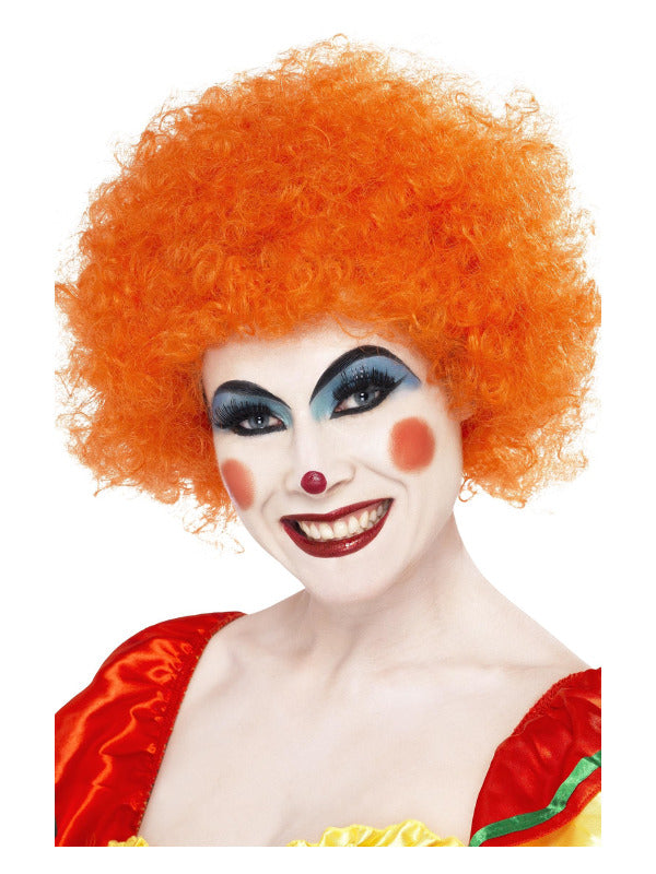 Crazy Clown Wig, Orange - 2