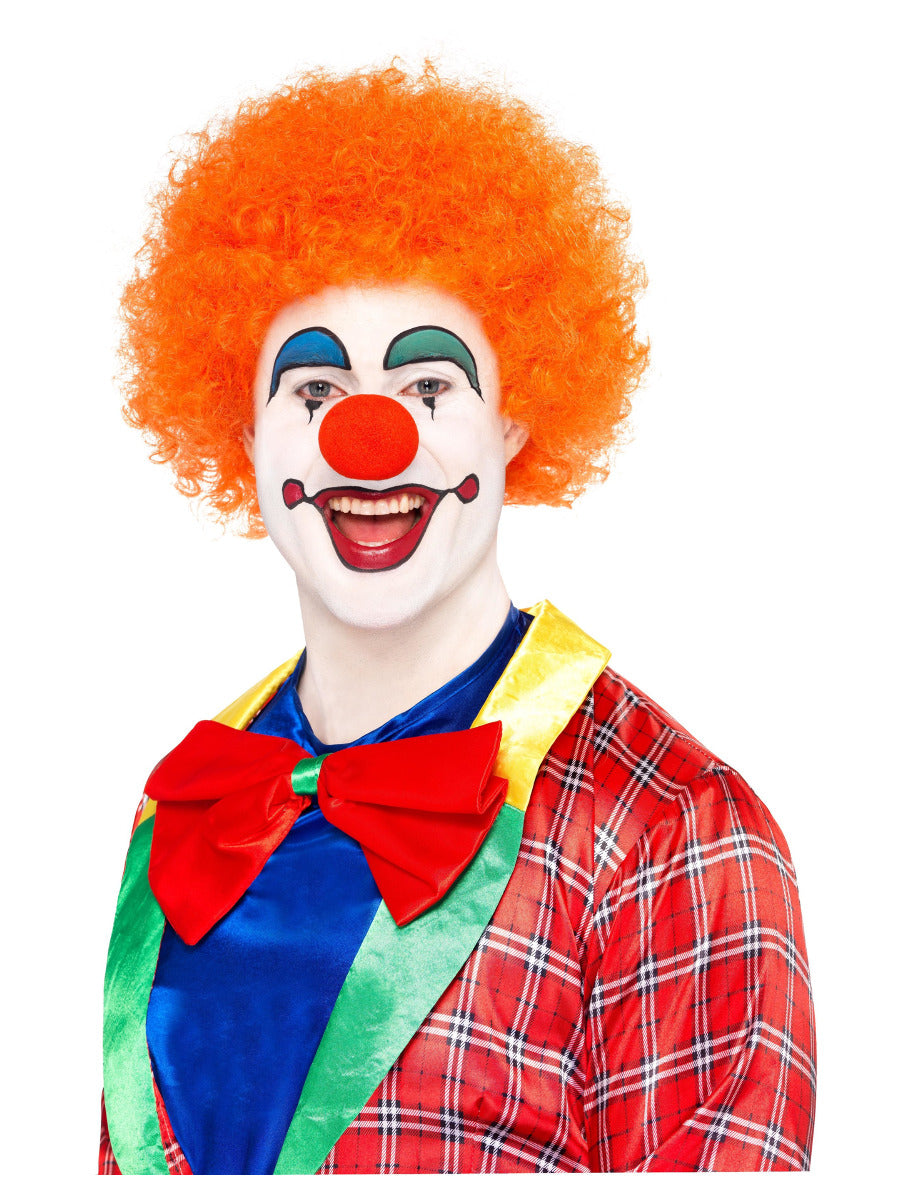 Crazy Clown Wig, Orange - 3