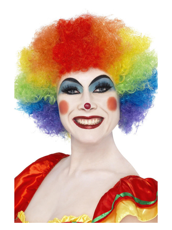 Crazy Clown Wig, Rainbow - 2