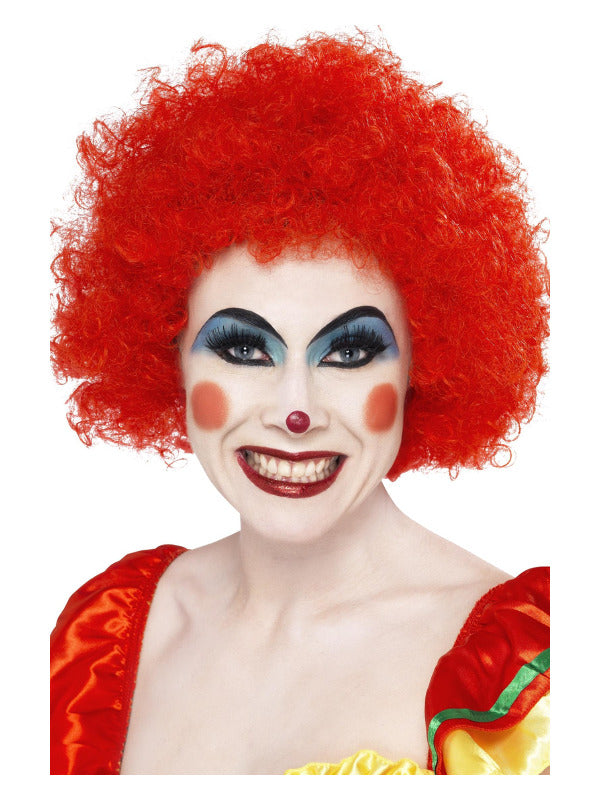 Crazy Clown Wig, Red - 2