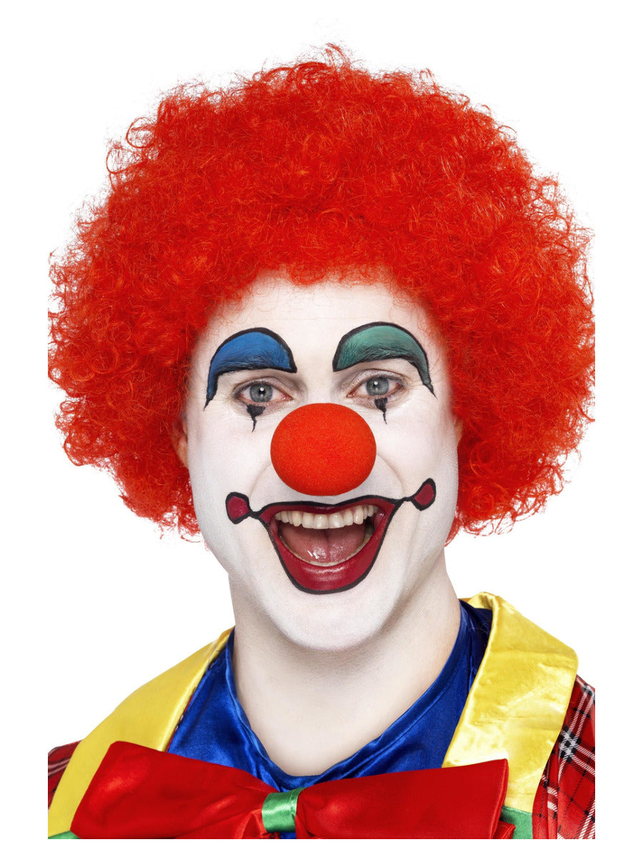 Crazy Clown Wig, Red - 3