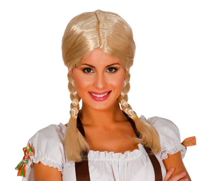 BLOND PLAITED WIG (BOX CONTAINER)