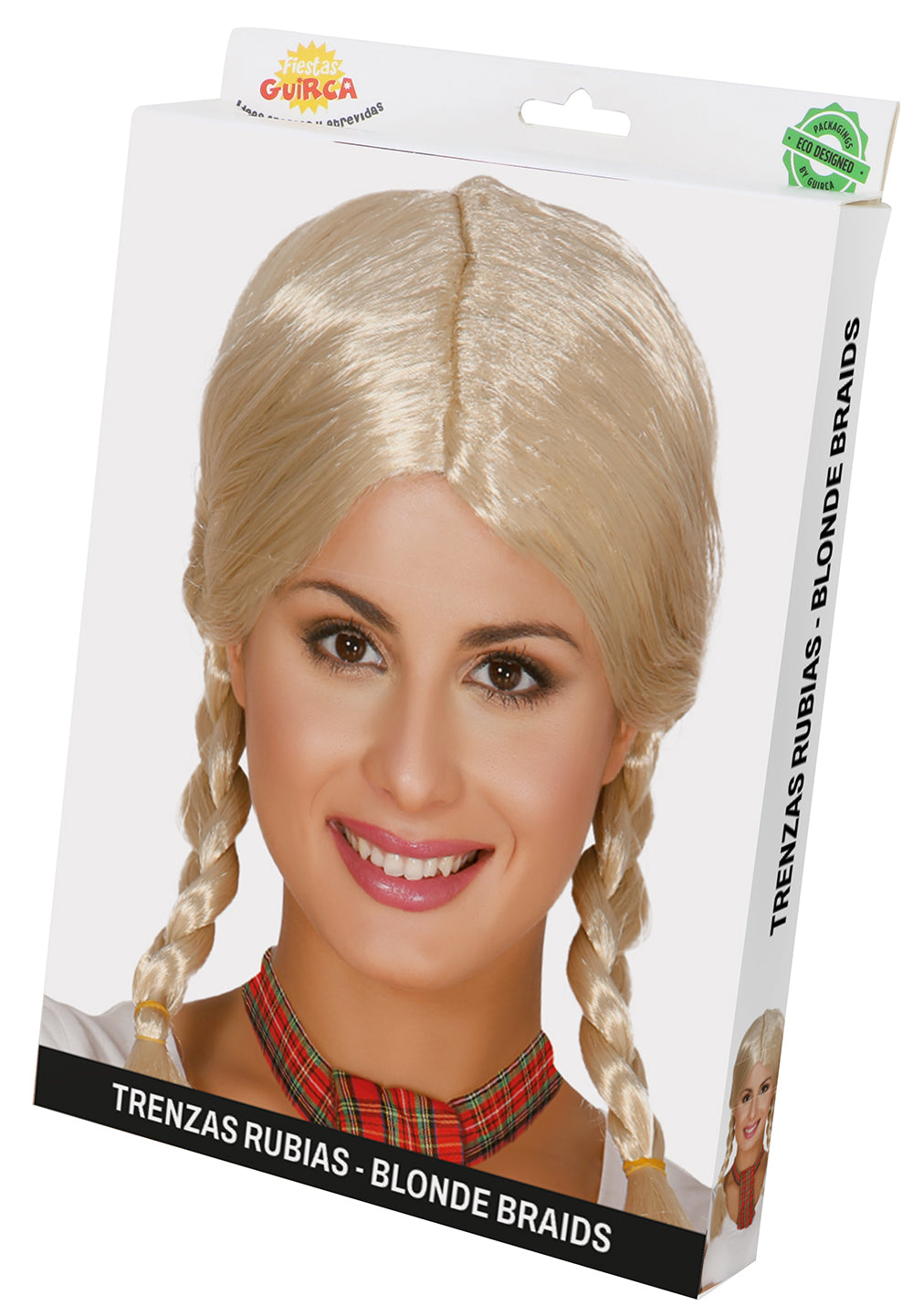 BLOND PLAITED WIG (BOX CONTAINER)
