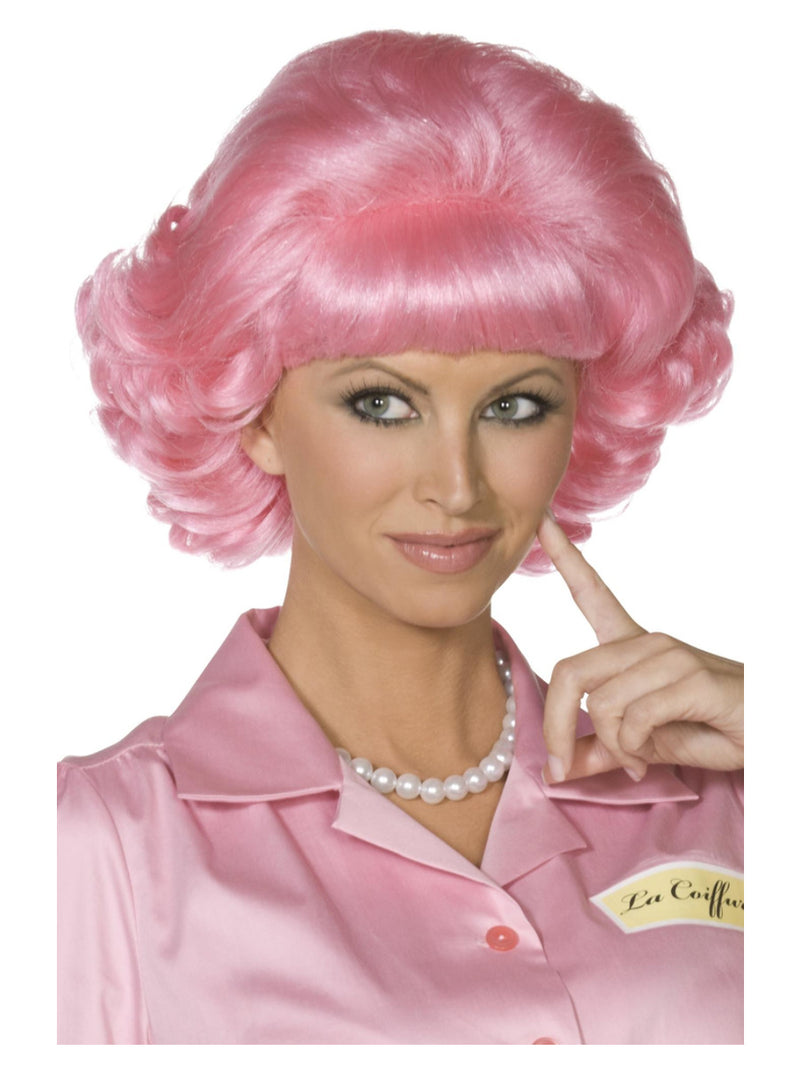 Grease Frenchy Wig, Pink - 1