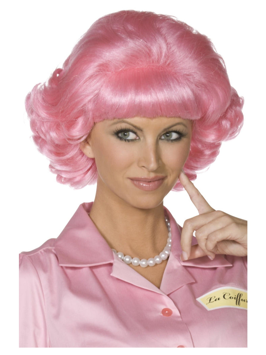 Grease Frenchy Wig, Pink - 1